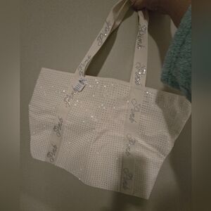 PINK Victoria's Secret Sequin Tote Bag - Rhinestone. Sparkly. NWT